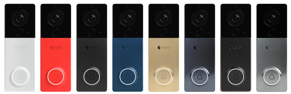 Photo of the new August View smart doorbell video camera which launches March 28th for $230