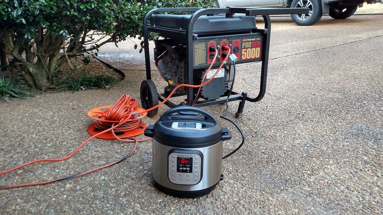 Alabama man uses generator to power Instant Pot because food is important