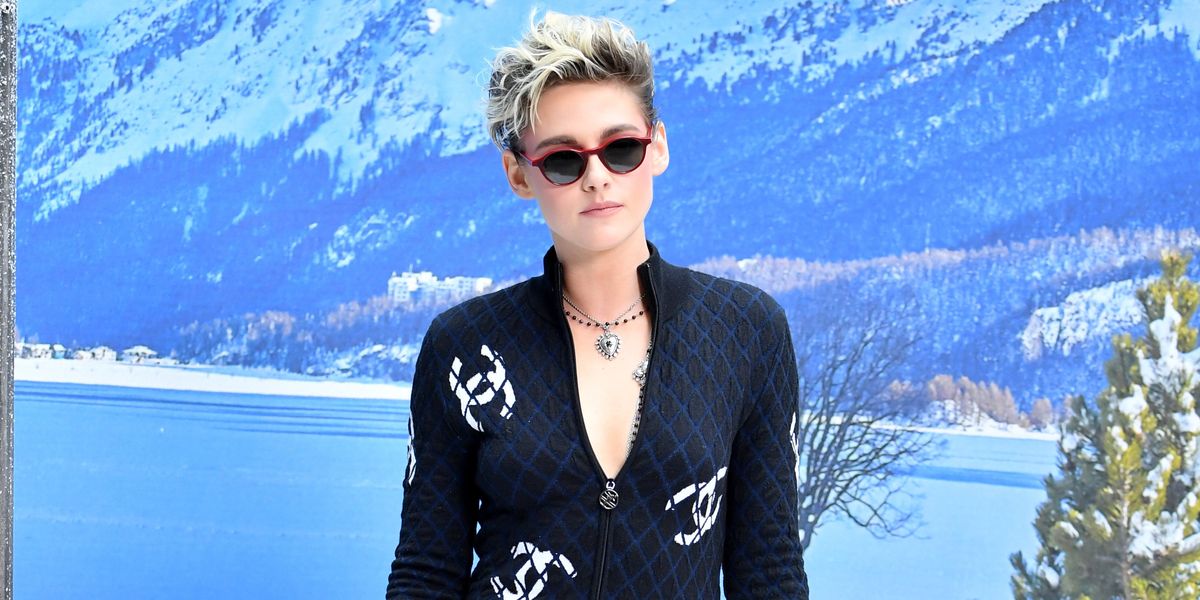 Kristen Stewart Wears Quilted Catsuit to Chanel
