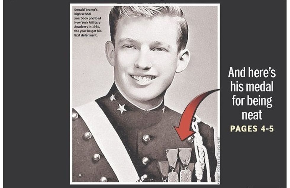 National Treasure But For Donald Trump S Military School Records Wonkette