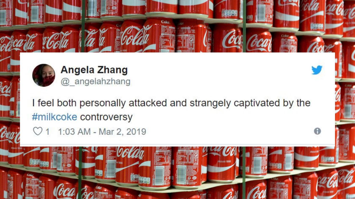 People are drinking milk with coke, and Twitter is divided