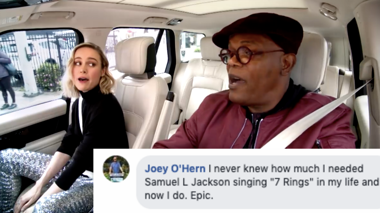 Brie Larson And Samuel L. Jackson Just Put Their Friendship To The Lie Detector Test On 'Carpool Karaoke'