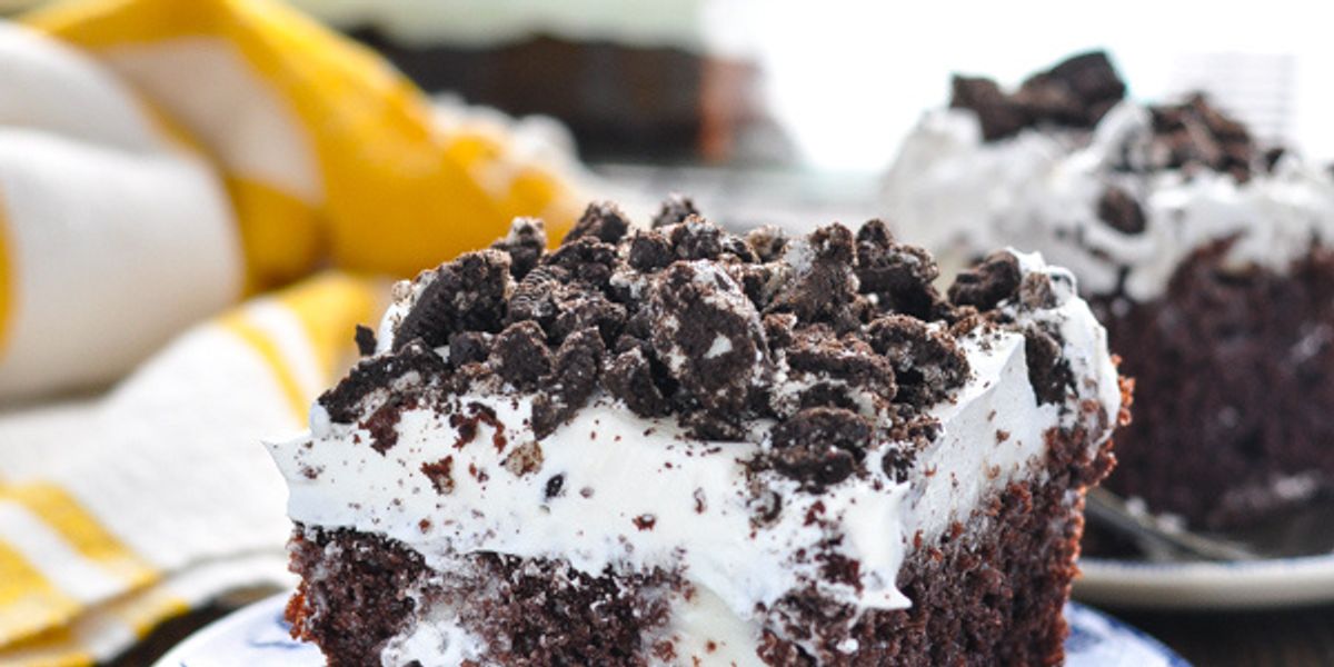 Oreo Poke Cake - My Recipe Magic