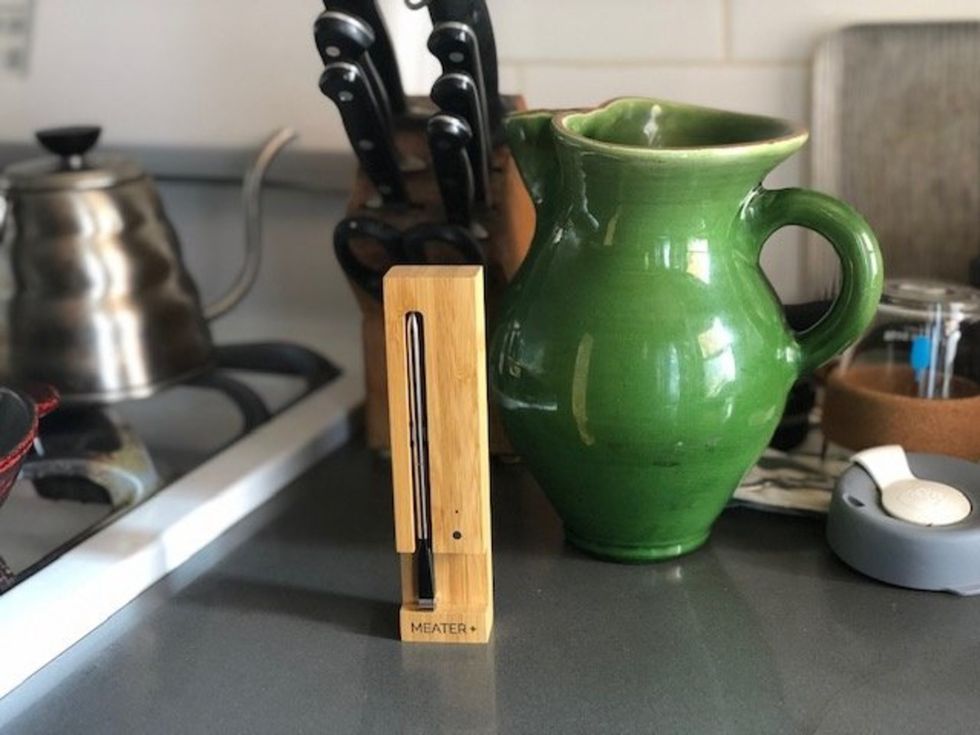 \u200bPhoto of Meater+, which promises to cook your steak, chicken or any meat perfectly each time