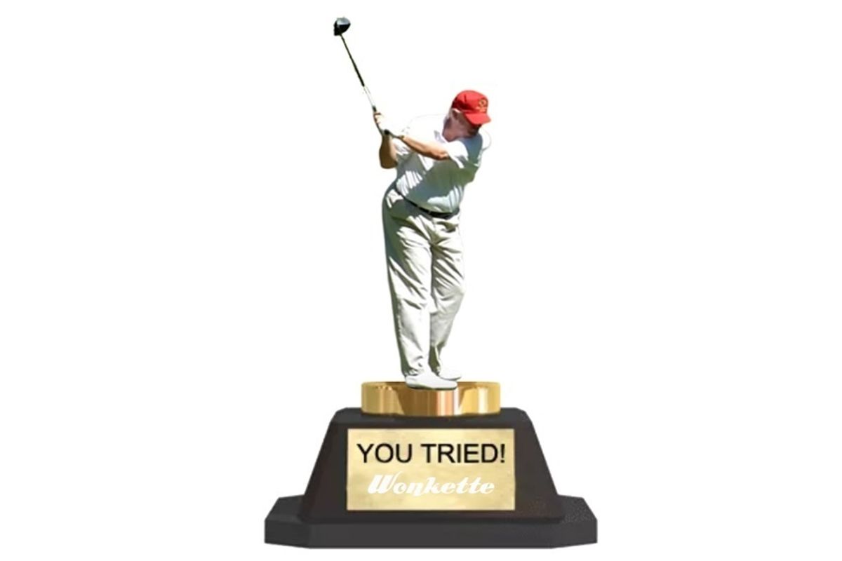 Donald Trump Proclaimed Greatest Golfer Ever, By Donald Trump