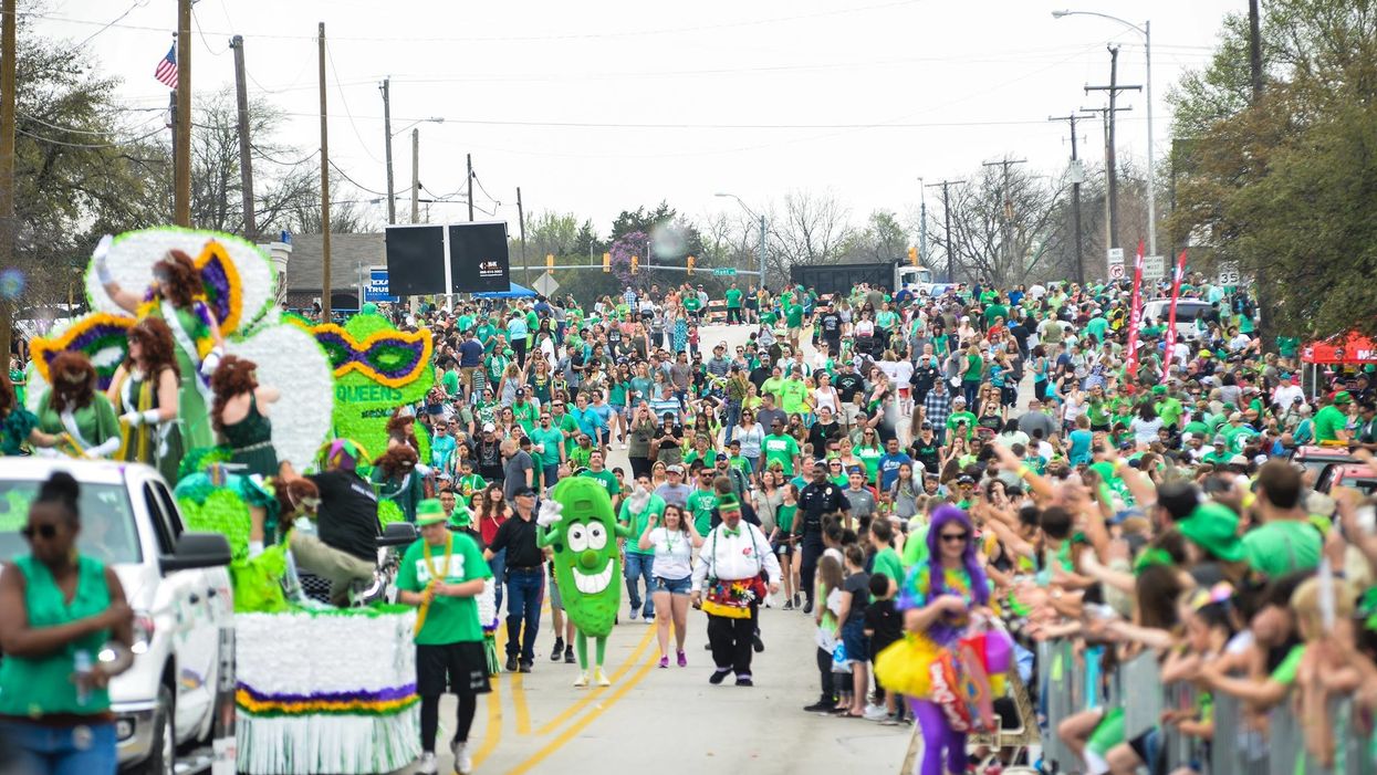 There's a pickle parade in Texas this weekend, and we're green with envy