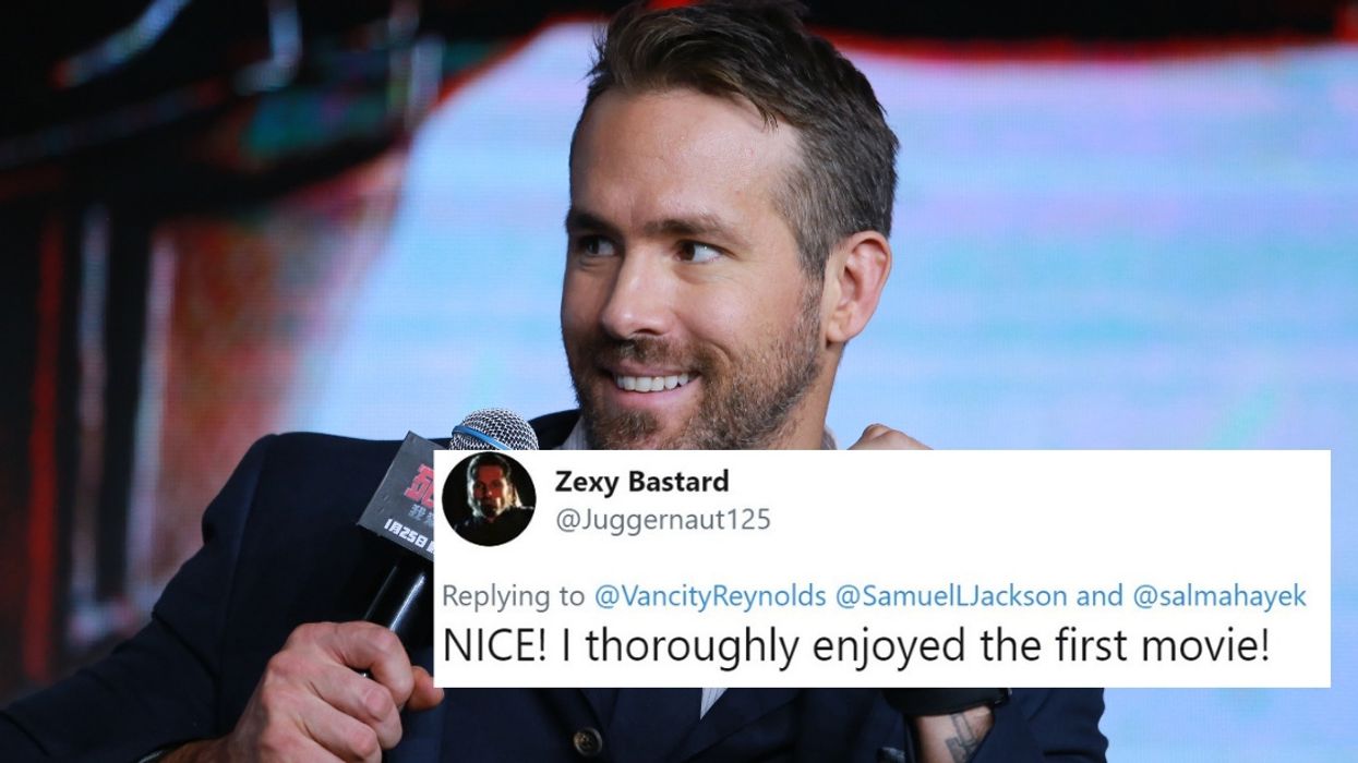 Ryan Reynolds's Bloody Teaser Photo With Salma Hayek And Samuel L. Jackson Has Fans Pumped For An Upcoming Movie Sequel