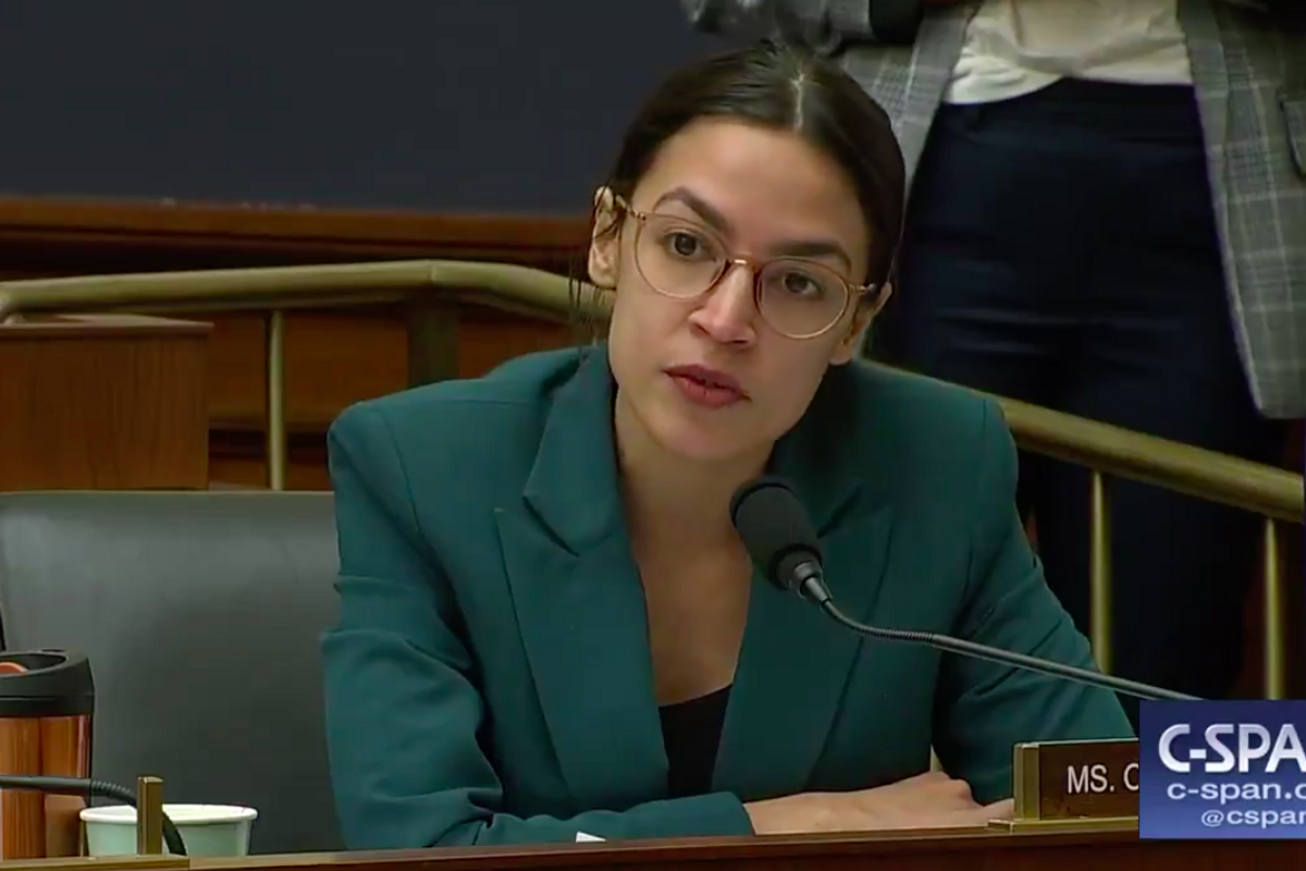 Alexandria Ocasio-Cortez Guillotines Wells Fargo On Live TV