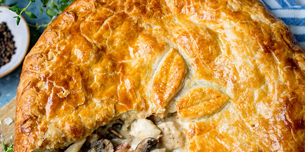 Creamy Chicken and Mushroom Pie My Recipe Magic