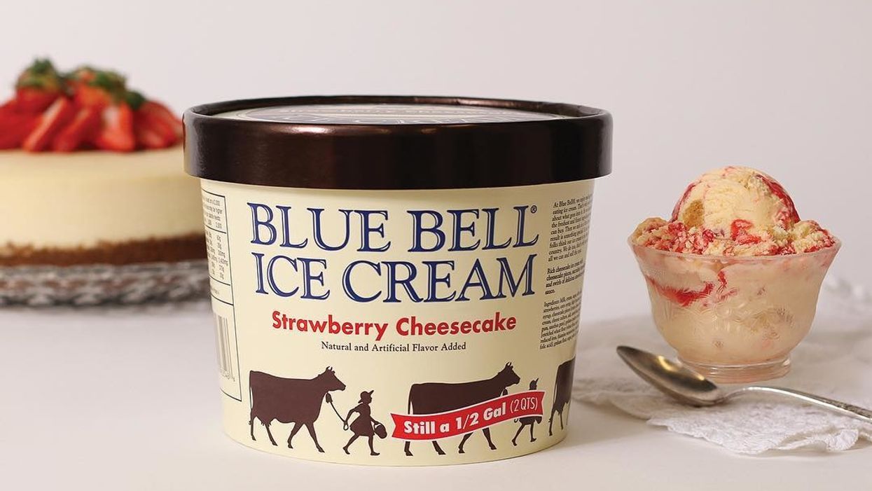 Blue Bell Strawberry Cheesecake ice cream returns to stores