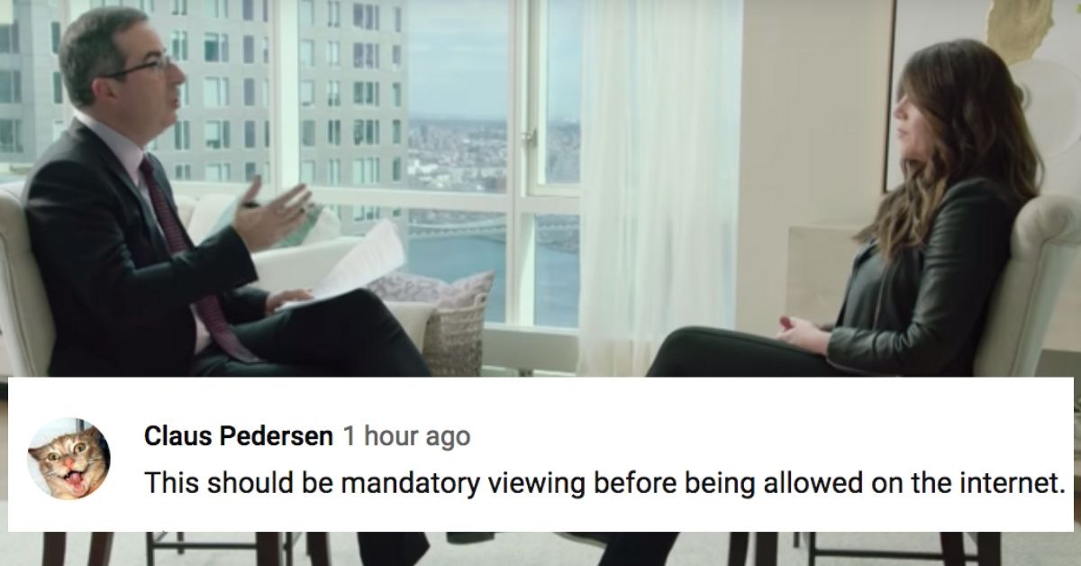 John Oliver And Monica Lewinsky's Conversation About Public Shaming Is Really Resonating With People