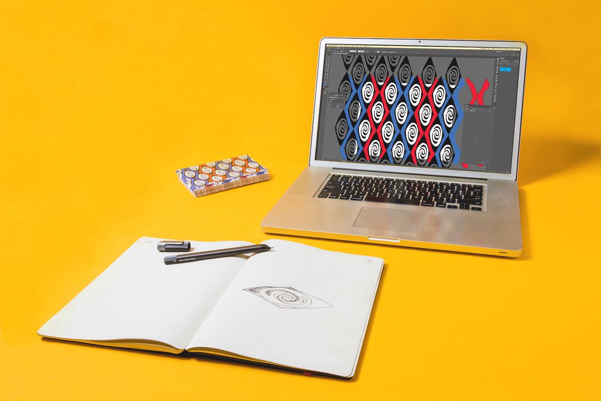 Moleskine’s new notebook lets you draw right into Adobe Illustrator