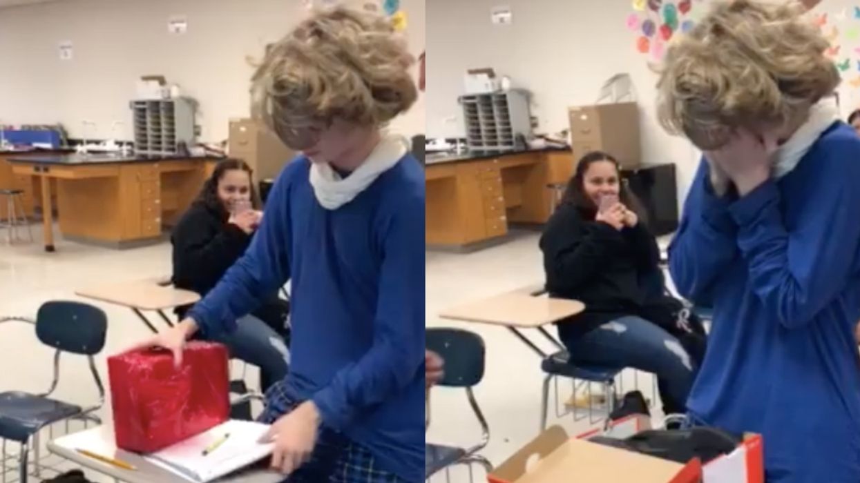 Bullied Tennessee Boy Breaks Down In Tears After His Classmates Surprise Him With Some New Gear
