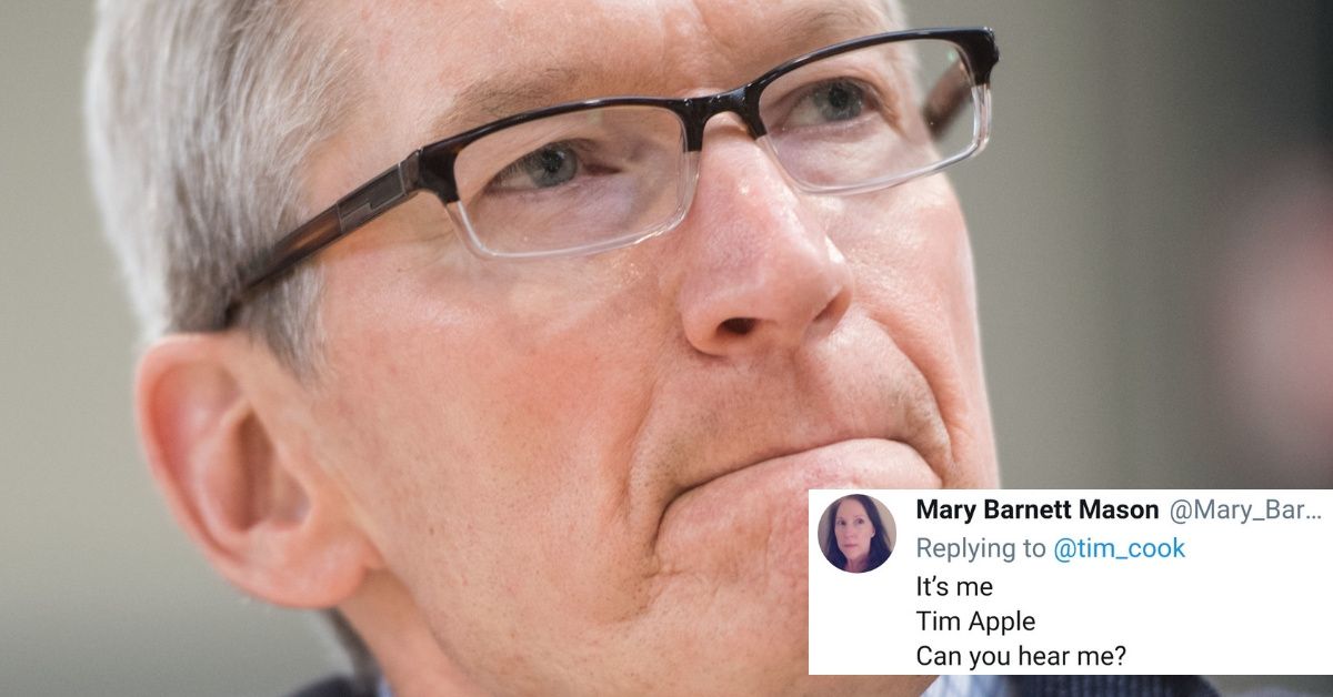 Tim Cook Tweeted A Photo Of Himself That Unintentionally Set Him Up For A Slew Of Memes