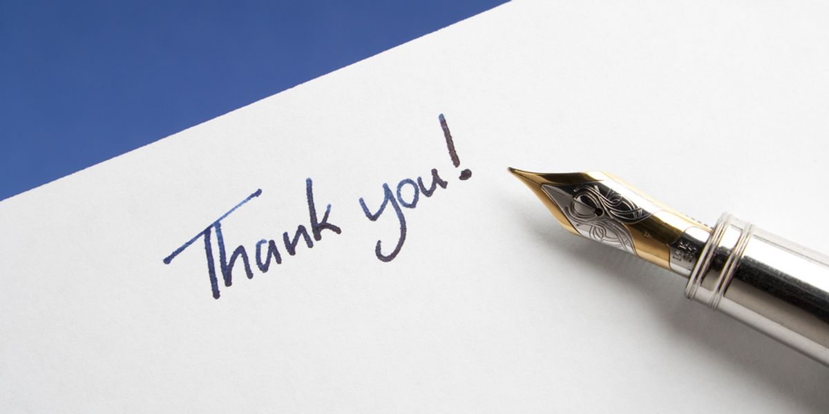 Mastering The Art (And Science) Of Thank You Letters - Work It Daily ...