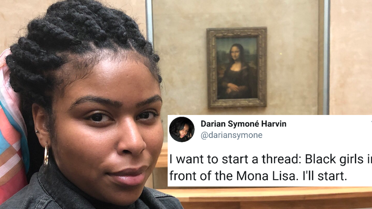 Black Women Are Sharing Photos Of Themselves Posing With The Mona Lisa To Spread A Powerful Message