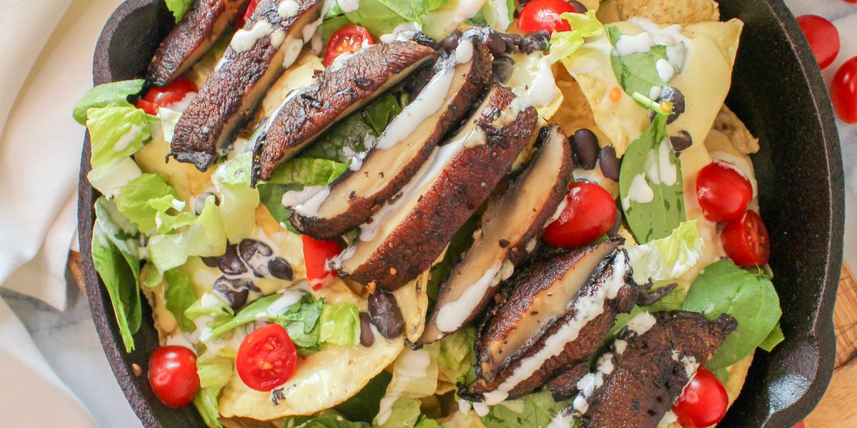 vegan smoked gouda steak nachos My Recipe Magic