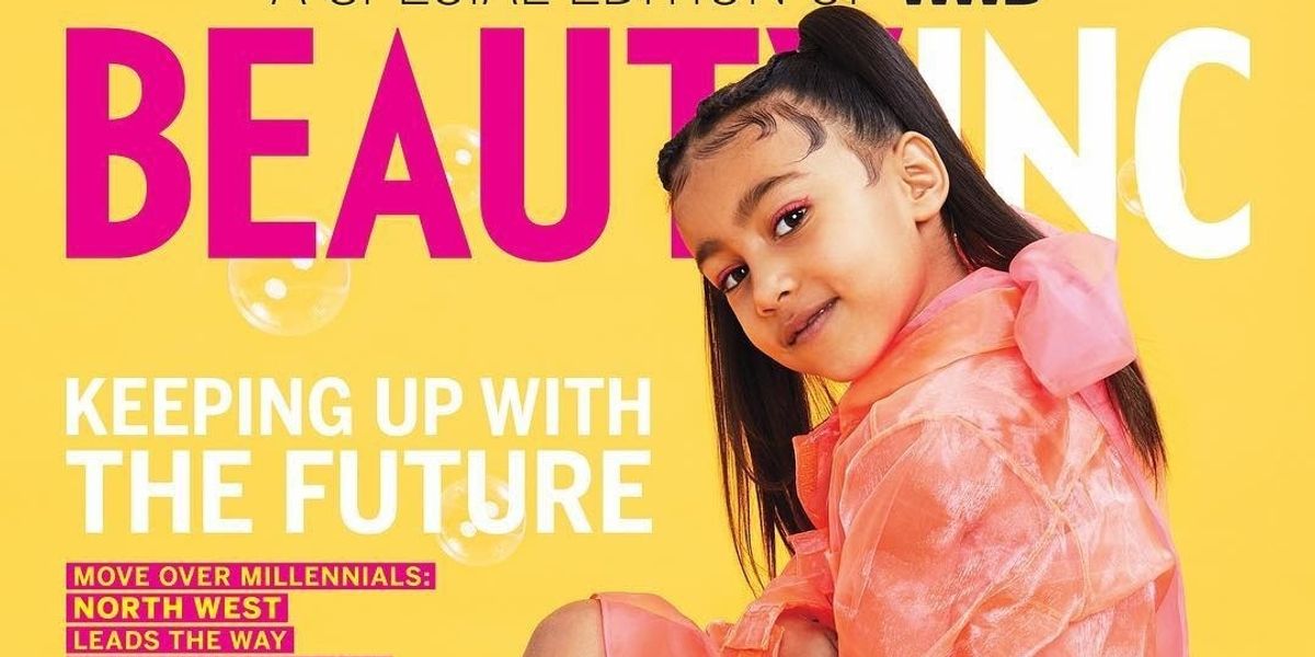 North West Lands Her First Solo Cover on WWD
