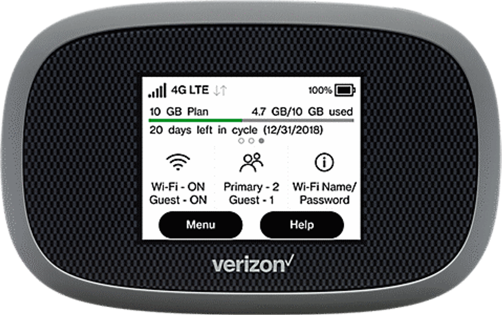 verizon jetpack mobile hotspot car