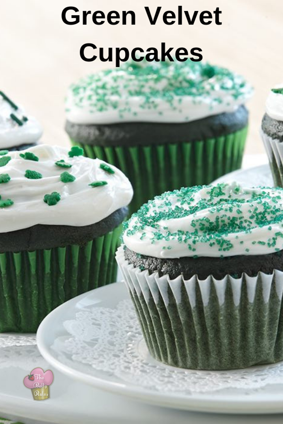 Green Velvet Cupcakes My Recipe Magic