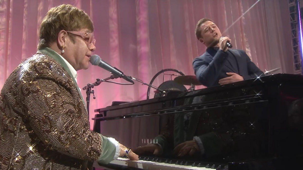 Taron Egerton Singing 'Tiny Dancer' With Elton John Is A Total Swoonfest