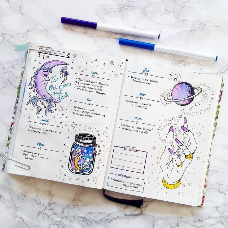 30 Of My Favorite Aesthetic Bullet Journal Spreads