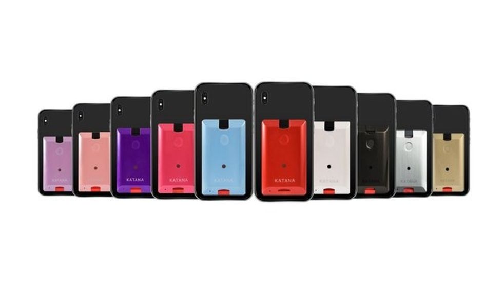 picture of smartphones with katana safety cases