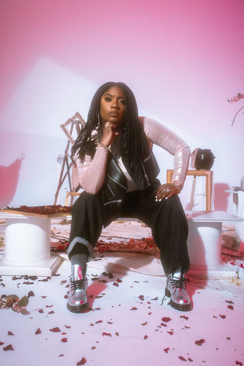 picture Pink Female Rapper Aesthetic saweetie rico nasty and maliibu