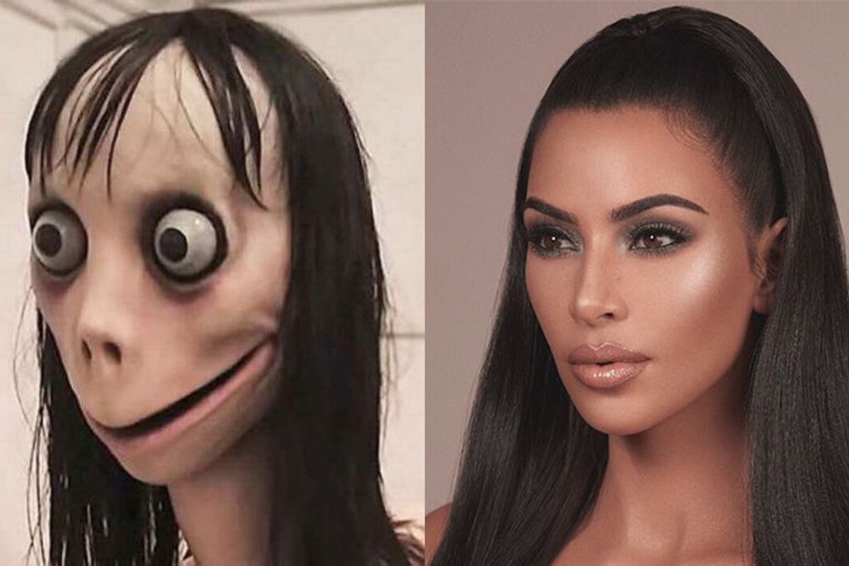 Kim Kardashian Fell for the Momo Hoax