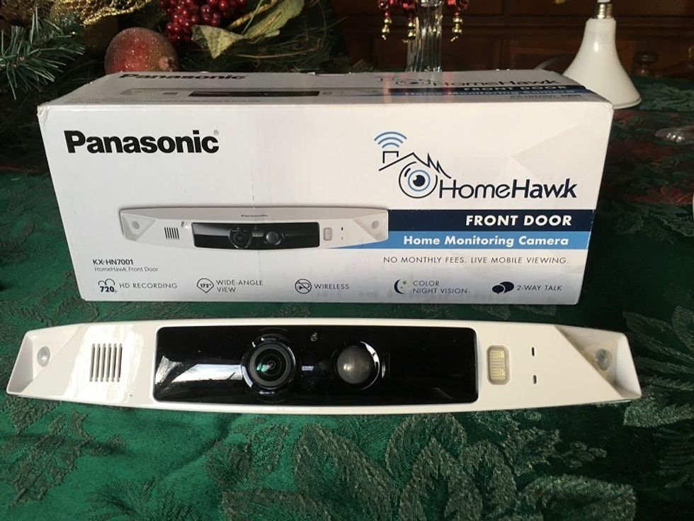 HomeHawk by Panasonic Front Door Monitoring Camera Review Gearbrain