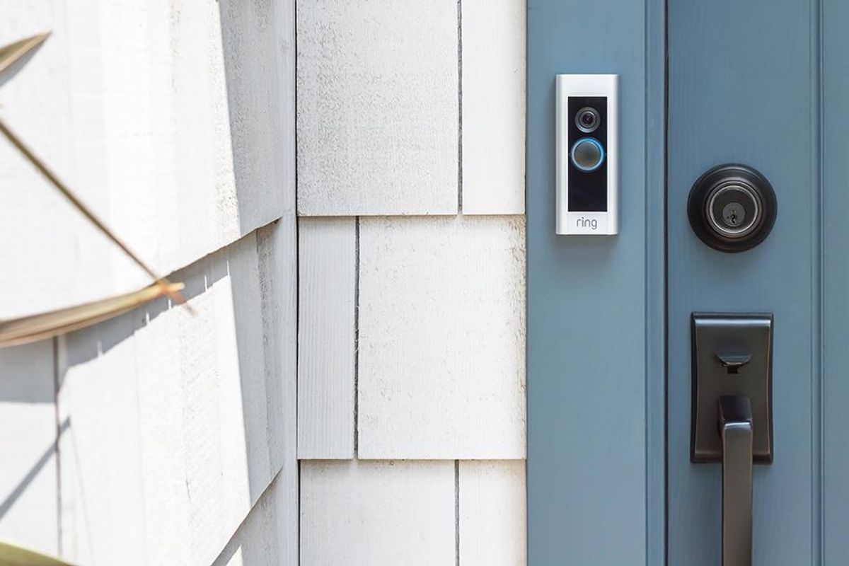 a photo of a house with Ring Video Doorbell