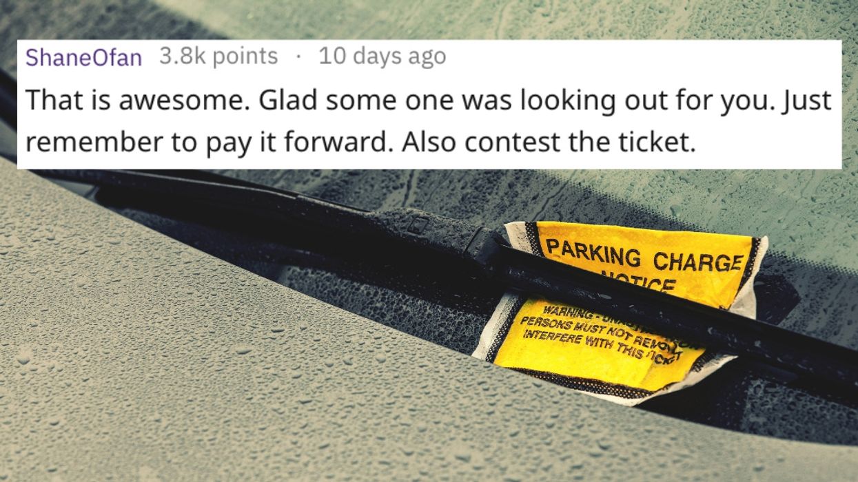 Redditor Finds Parking Ticket On Their Truck's Windshield Along With The Sweetest Note From A Kind Stranger