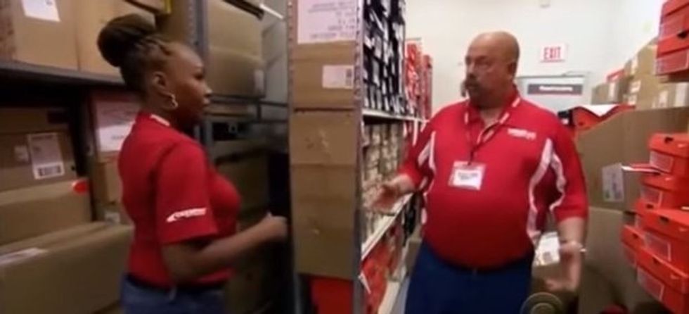 An ‘undercover boss’ is profoundly moved when he learns a great employee is homeless.