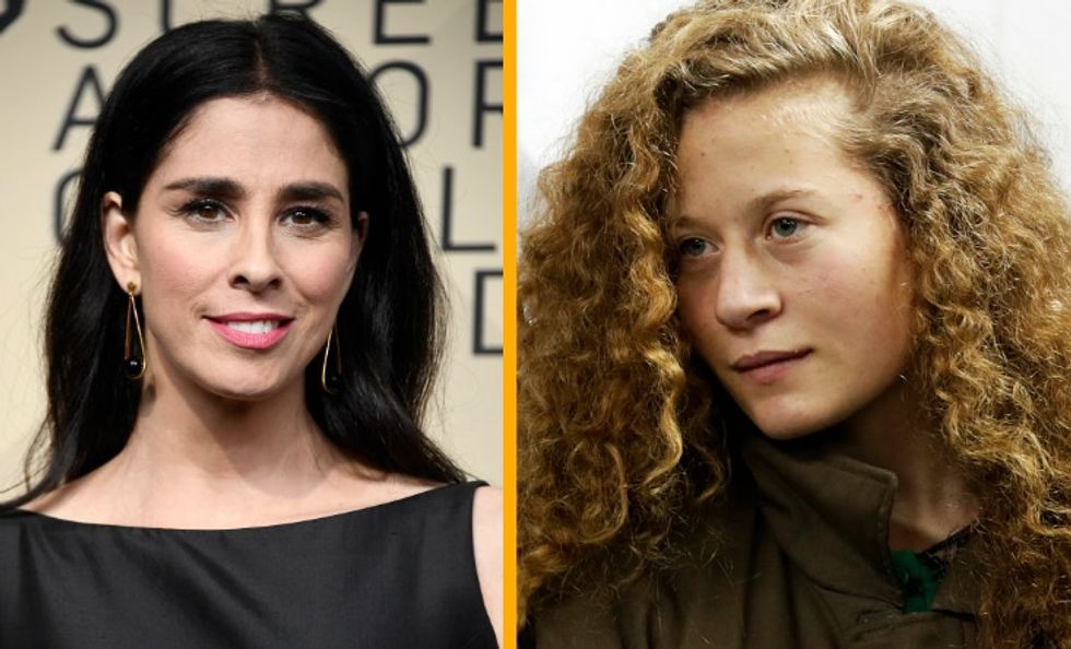 Sarah Silverman got slammed for supporting a Palestinian teen — and she stayed strong.
