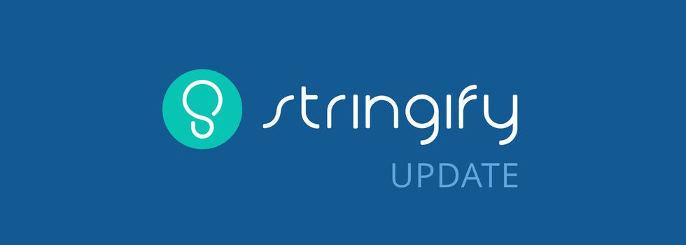 A Stringify banner, announcing the service is shutting down at the end of June 2019