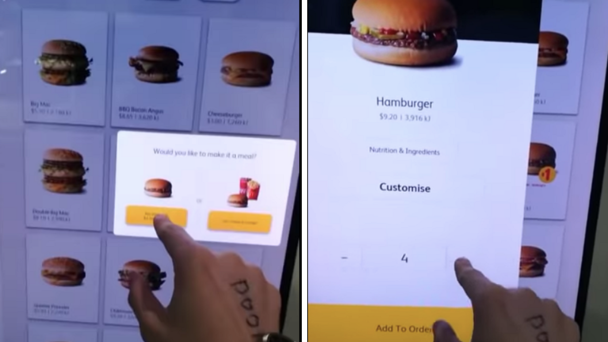 Some Guys Discovered A Bizarre Way To Hack A McDonald's Self-Service Machine Into Giving Them A Free Burger