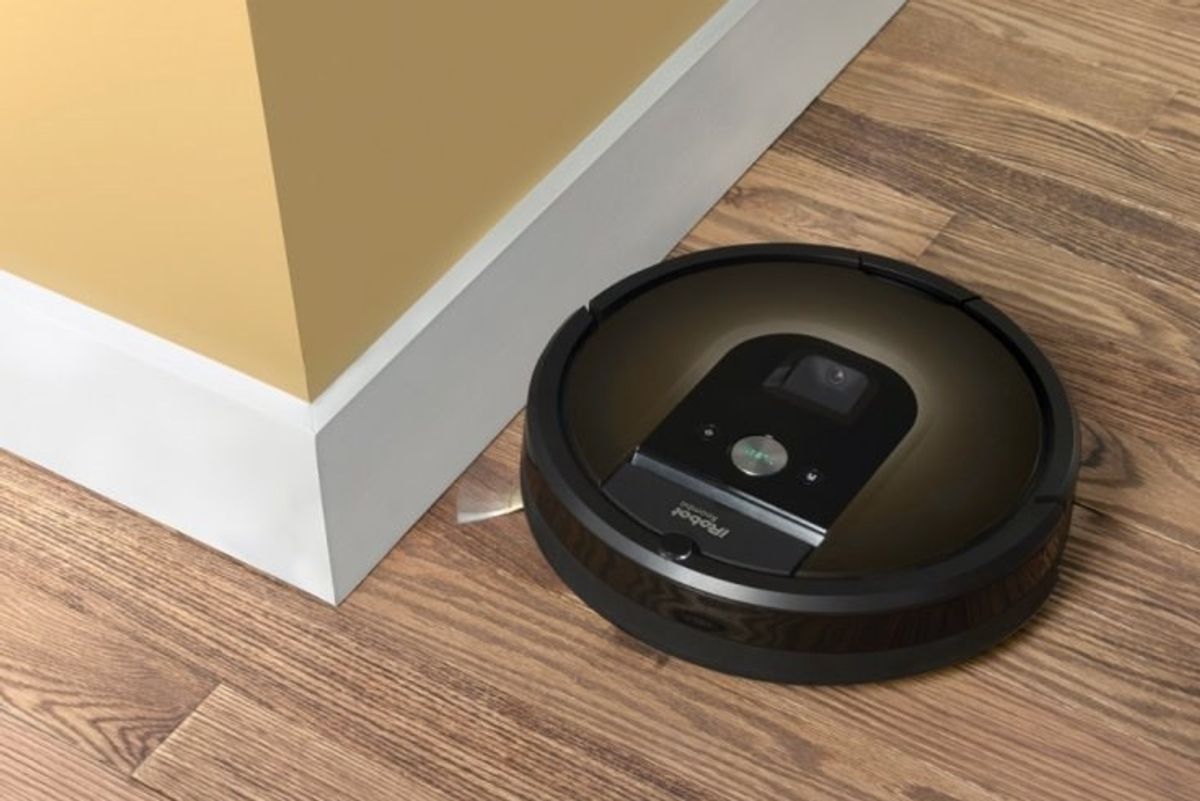 Photo of an iRobot Roomba robotic vacuum cleaner