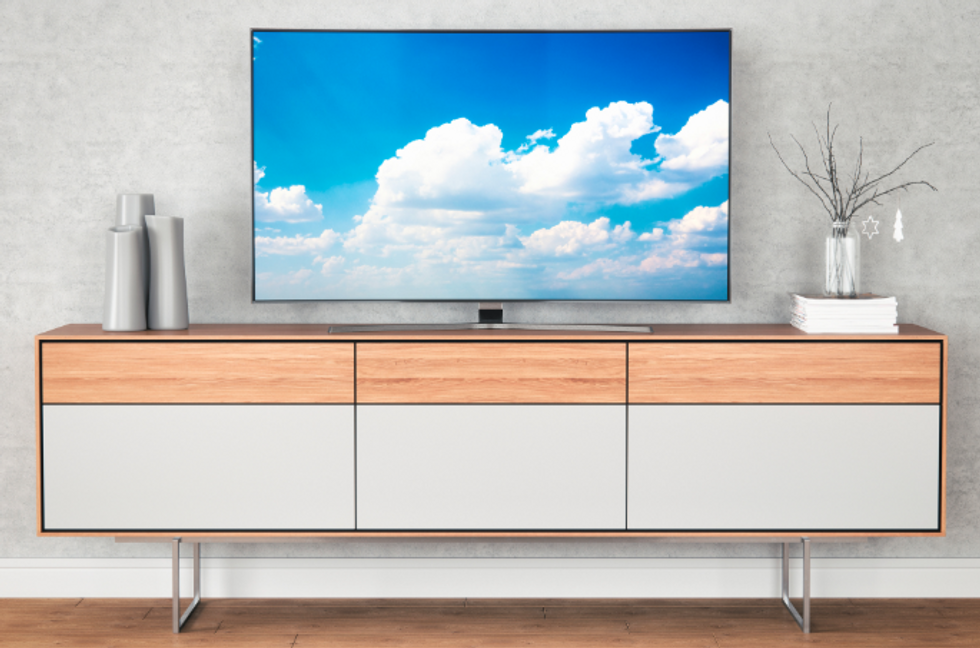 Stock image of a television