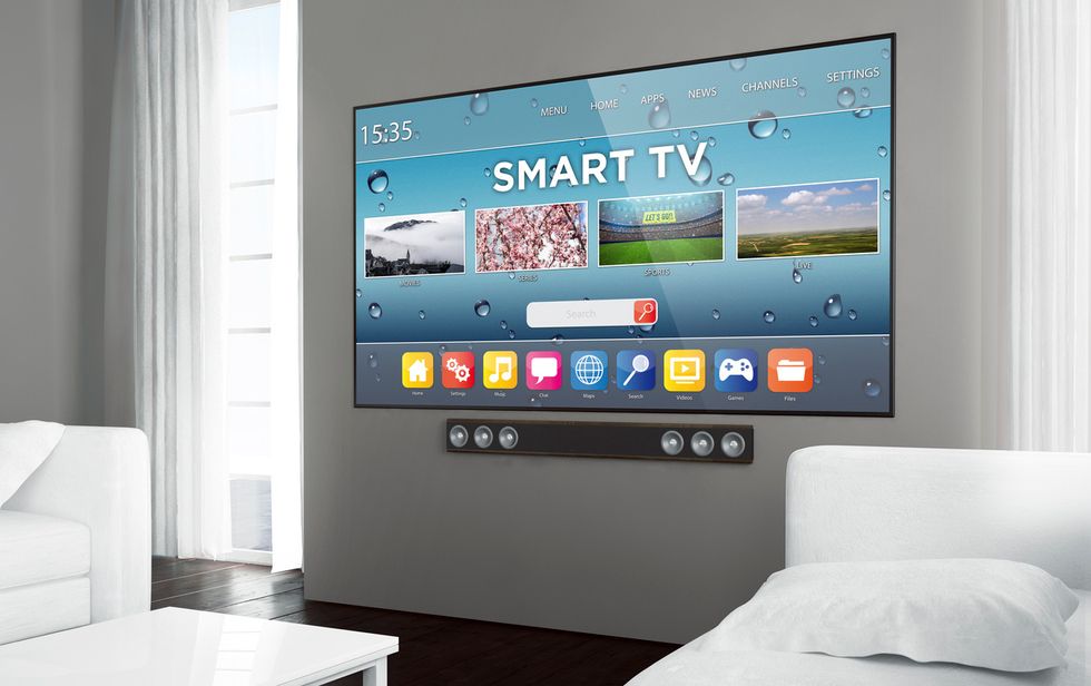 Stock image of a Smart TV