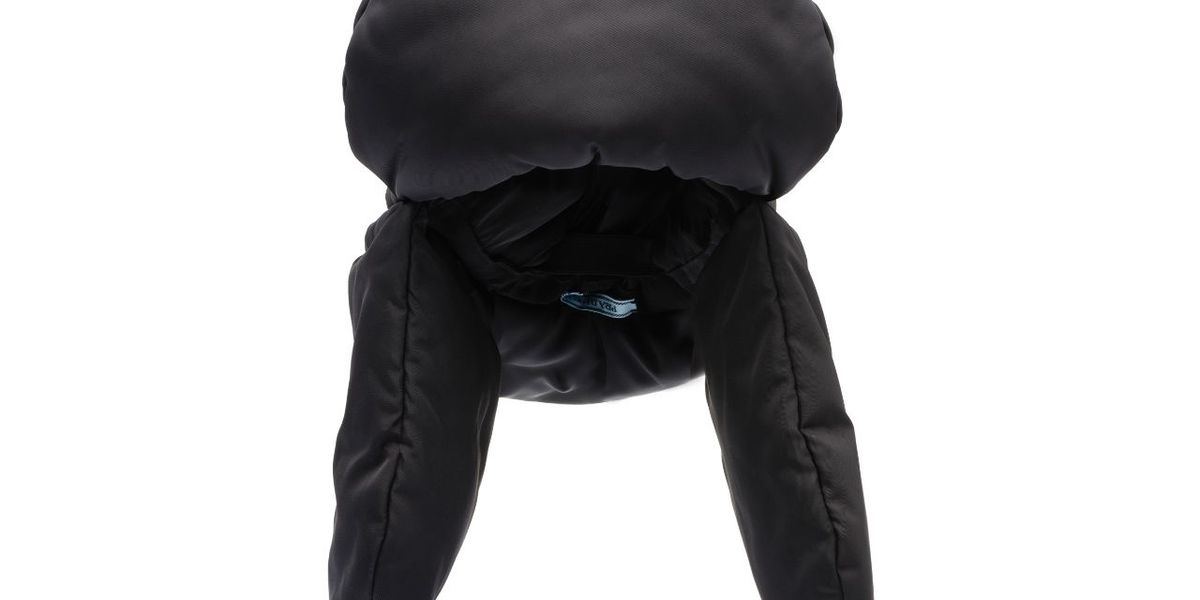 Nylon Hat With Ear Flaps PAPER Magazine nylon-hat-with-ear-flaps-paper-magazine