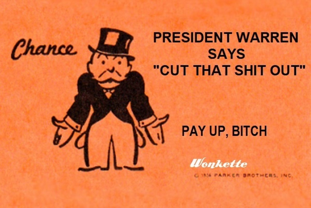 Elizabeth Warren CAN'T STOP DOING POLICIES YOU GUYS!