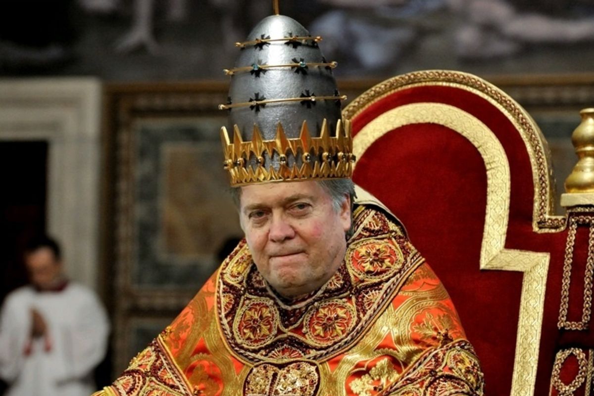 Steve Bannon's New Hobby: Try Overthrowing The Pope!