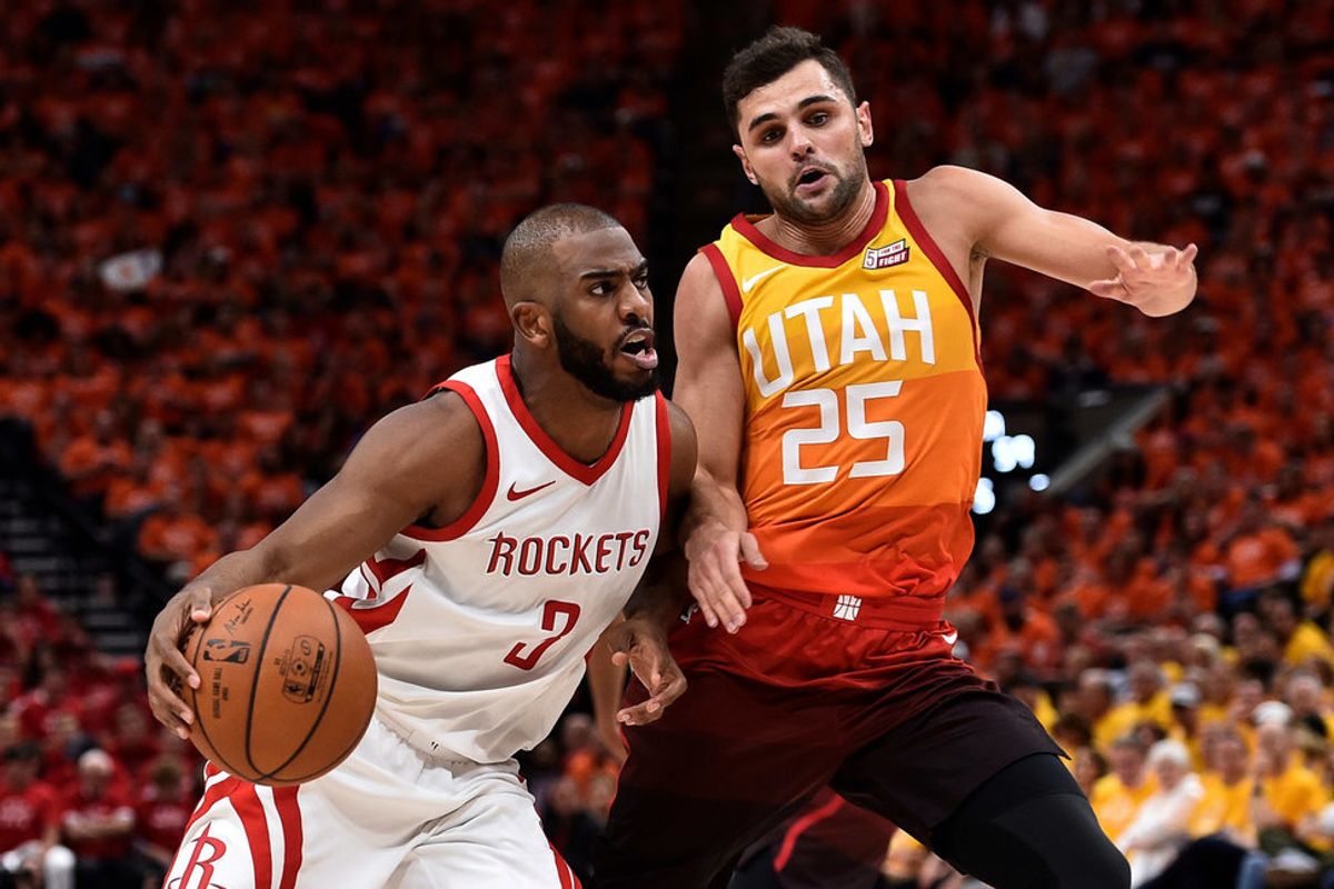 Chris Paul against the Jazz