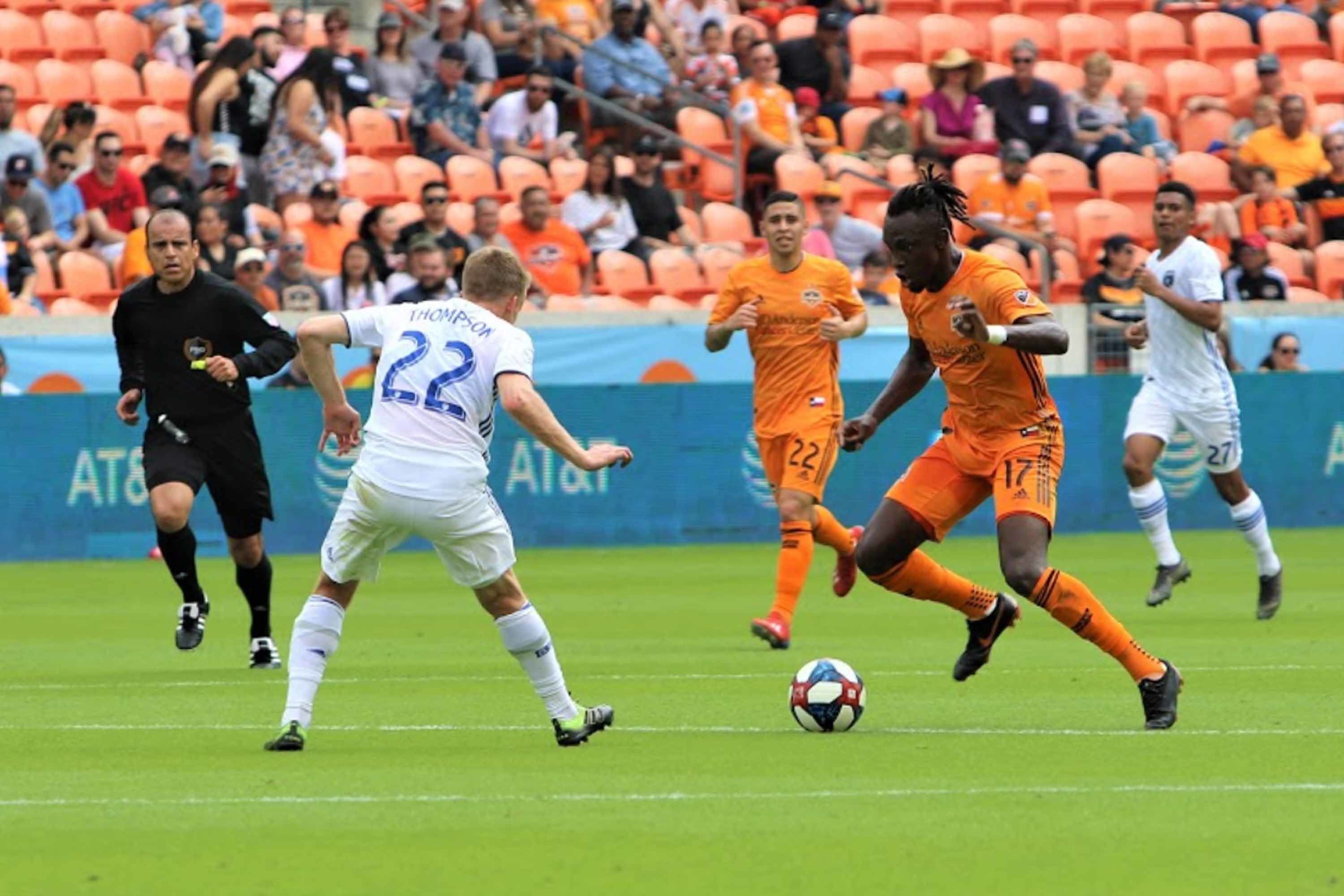 5 kicks from Dynamo vs. San Jose Earthquakes