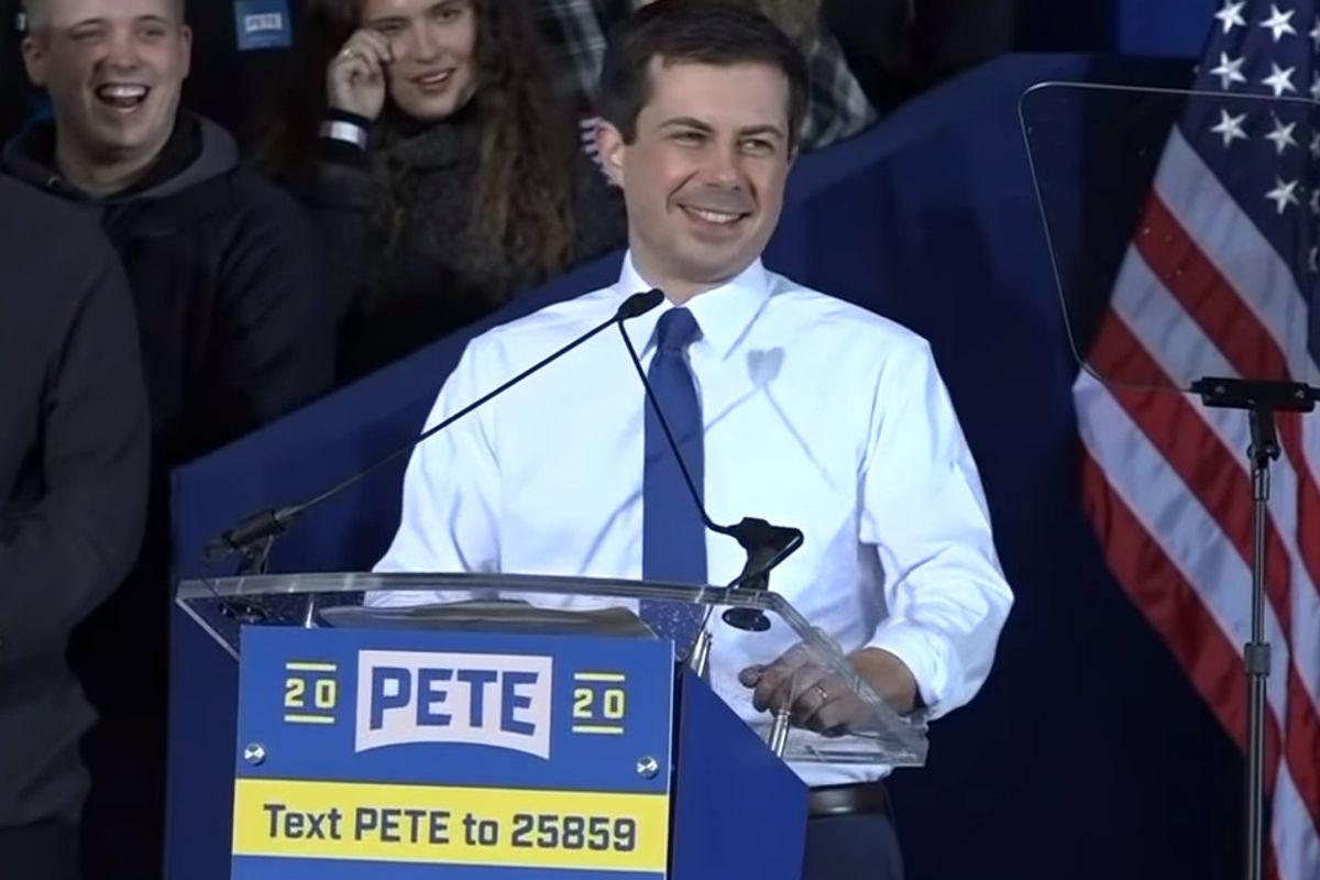We're Not Crying At Pete Buttigieg's Campaign Kickoff Speech, YOU'RE CRYING