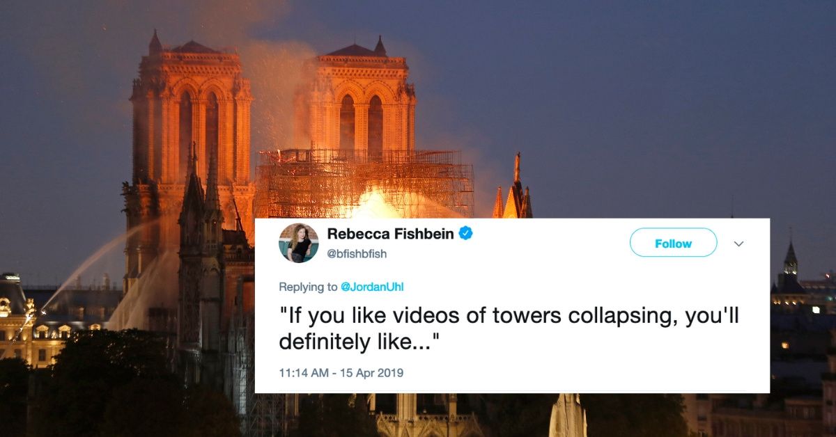 YouTube's New Fact Check Tool Appeared To Flag Livestreams Of The Notre-Dame Fire As Fake News About 9/11