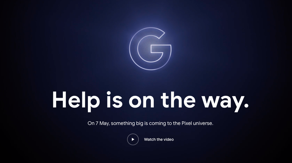 Image of a Google event teaser for May 7