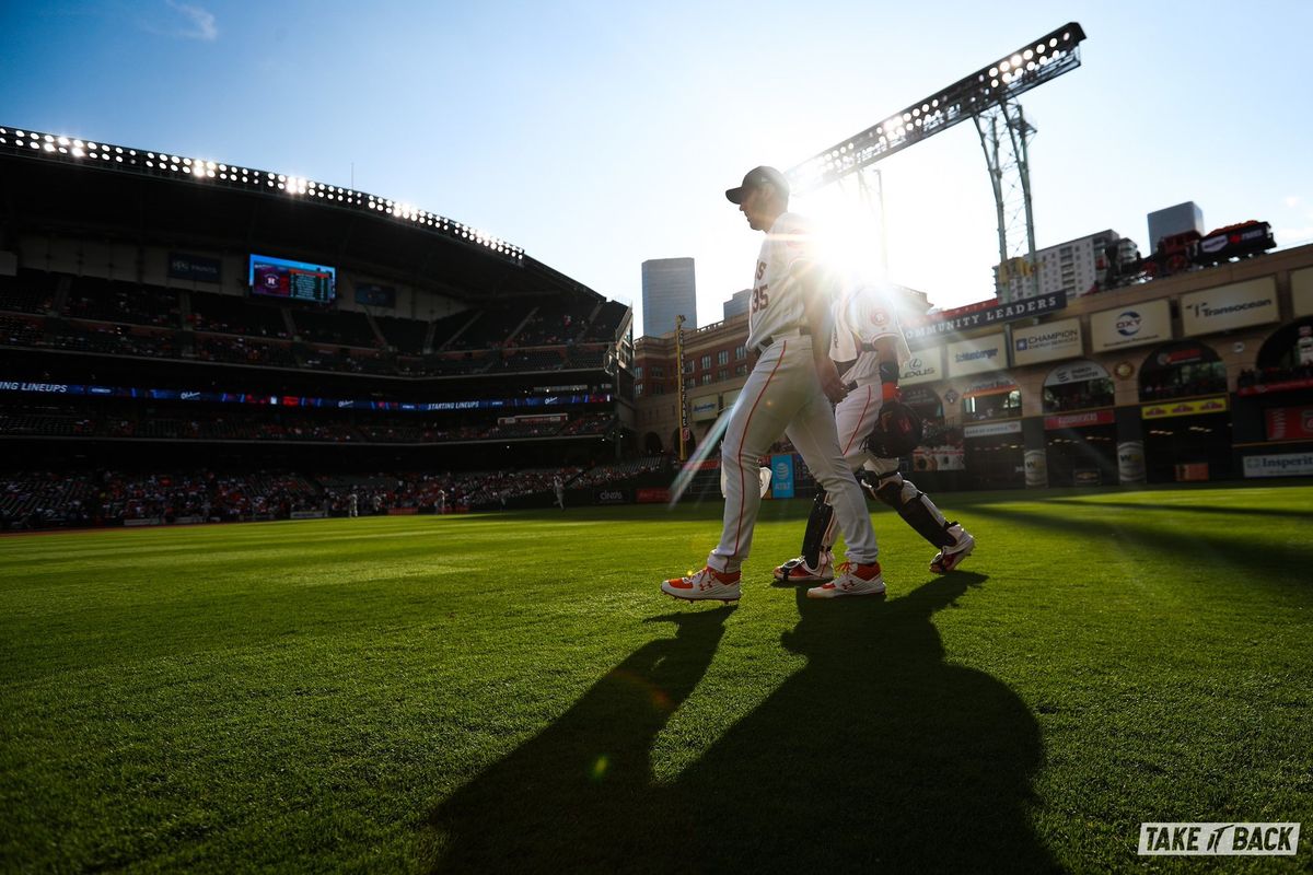 The Astros have been trolling the Texans by popping the top on Minute Maid this season