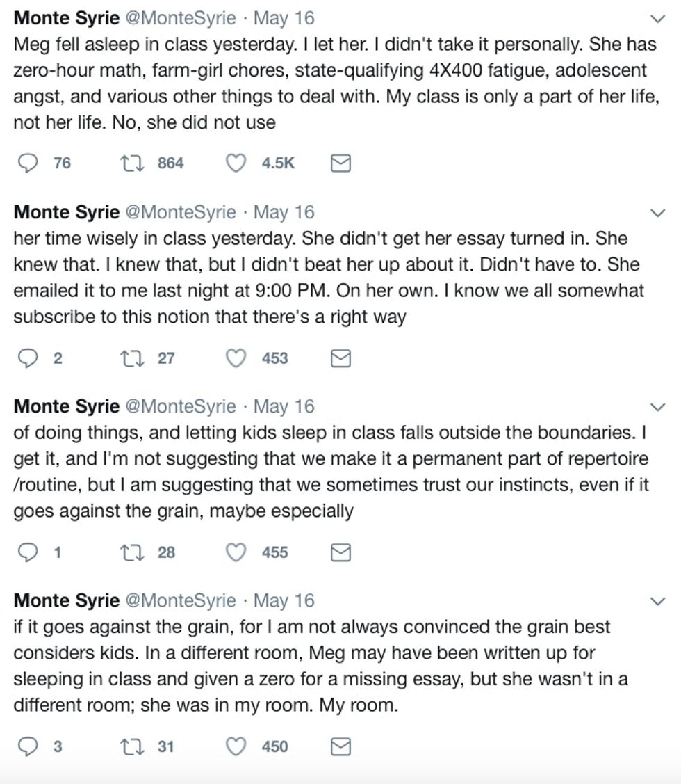 A High School Teacher S Reaction To A Sleeping Student Has Gone Viral For All The Right Reasons Gonetrending A High School Teacher S Reaction To A Sleeping Student Has Gone Viral For All The Right Reasons Gonetrending