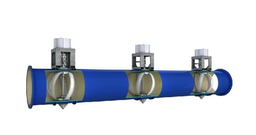 Portland now generates electricity from turbines installed in city water pipes.